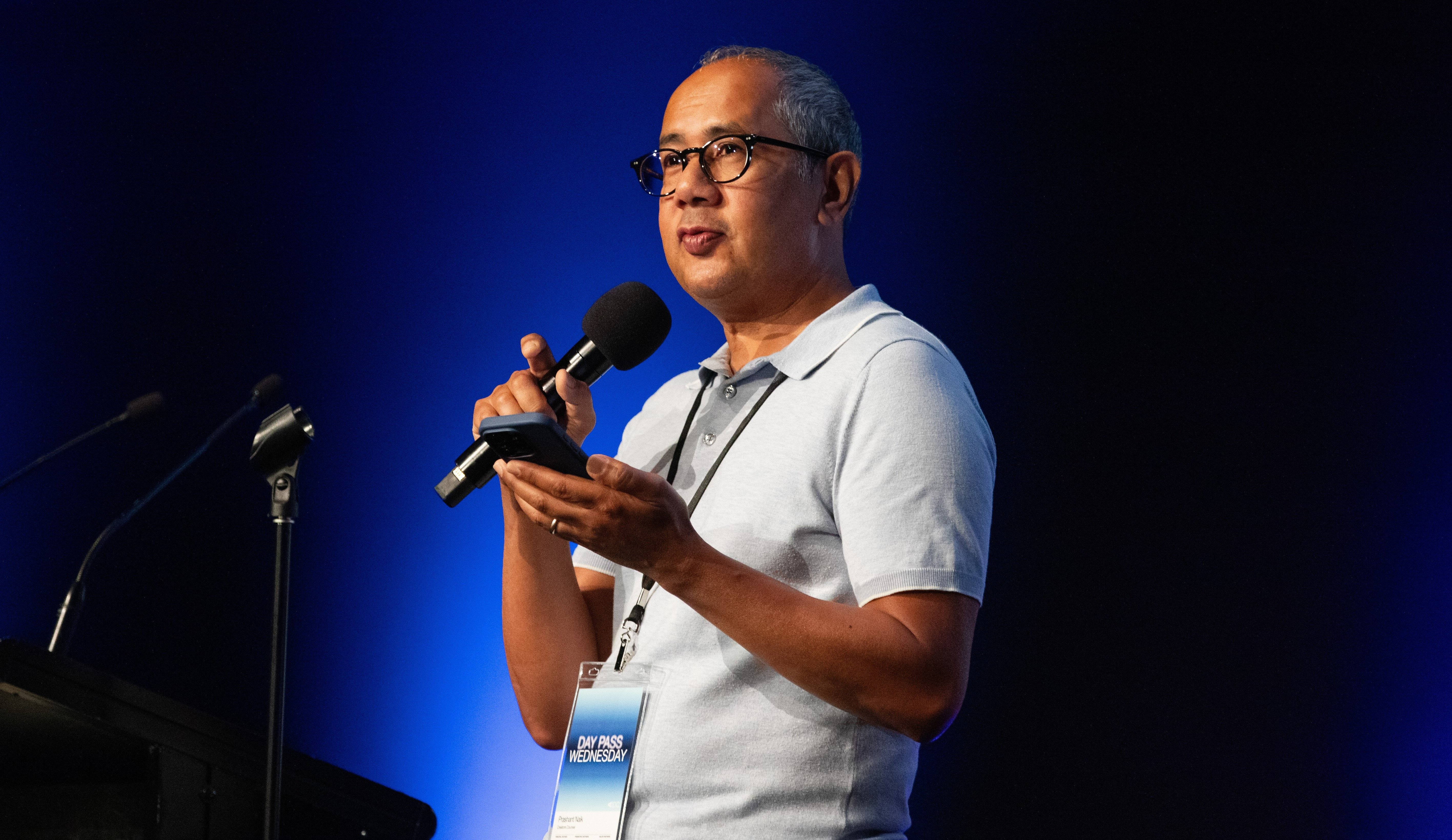 Prash Naik presenting